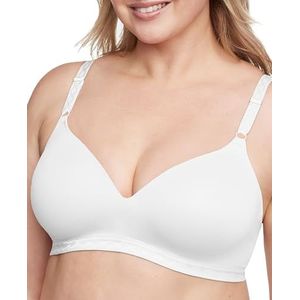 Warner's Dames Cloud 9 Superzachte, draadloze, licht gevoerde comfortabele beha 1269, Wit, 80A