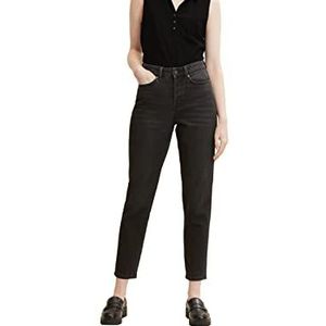 TOM TAILOR Denim Dames Mom Fit Jeans 1032693, 10258 - Overdyed Black Denim, 26