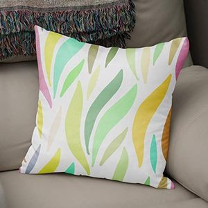 Bonamaison Decoratieve kussenhoes willekeurig patroon, gooien kussenhoezen, home decoratieve kussenslopen voor woonkamer, bank, slaapkamer, grootte: 43x43 cm - ontworpen en vervaardigd in Turkije