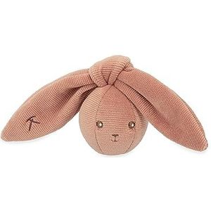 Kaloo - Lapinoo - hazenrammelbal - 6 cm - terracotta kleuren - babybal van velours - zeer zacht materiaal - vanaf de geboorte, K218006