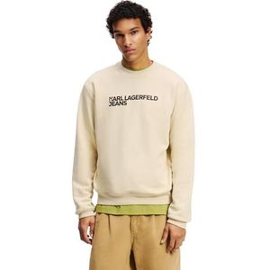 Karl Lagerfeld - Reg Essential - Sweatshirt - Donkerbruin - Trainingspak voor Heren