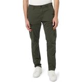 s.Oliver Cargobroek met Garment Dye en Straight Leg, 7940 groen, 28W / 32L