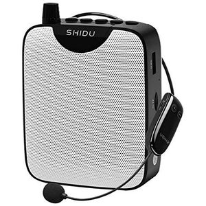 Spraakversterker voor leraar SHIDU draadloze stemversterker draagbare met Headset Microfoon PA-systeem Spraakversterker draagbare LoudSpeaker Perfect voor Tour Guide presentatie
