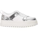 HUGO Dames Lyssa_Tenn_pucrk Sneaker, Open Wit, 5 UK, Open Wit, 38 EU