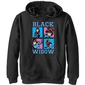 Marvel Pop Widow capuchontrui uniseks kinderen ^ jongens, SCHWARZ, XL