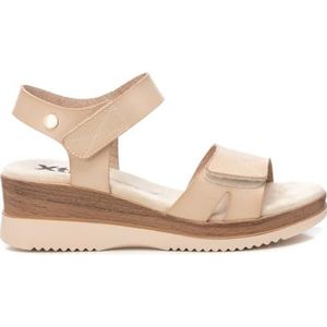 Xti - Sandalen - Beige - Synthetisch - Klittenband