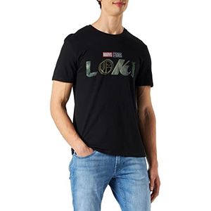 Marvel MELOKIMTS001 T-shirt voor heren, zwart., XXL