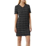 COMMA Jurk  zwart / wit