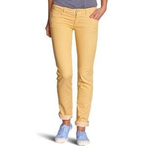 Wrangler dames jeans slim, geel (Desert Sand), 30W x 34L