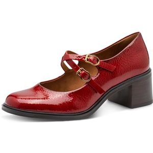 Tamaris damespump met riem 1-22459-45, rood, 40 EU, rood, 40 EU