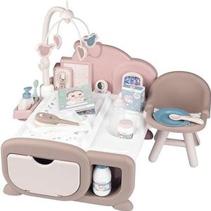 Smoby - Baby Nurse - Kinderkamer - Verzorgingstafel- Bed - Baby - Pop