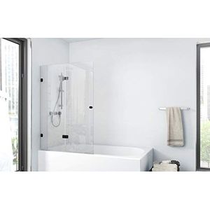 MARWELL - Gallery - Badkuip-opzet - 100 x 140 cm - Mat Zwart