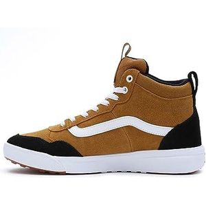 Vans Heren Range Exp Hi Vansguard Sneaker, Suède Gouden Bruin Wit, 46 EU