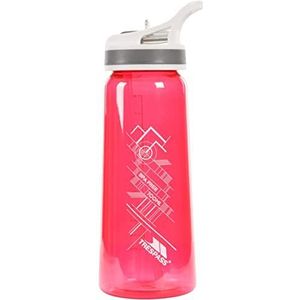 Trespass Vatura Sport Gym Outdoor Office BPA vrije waterfles fles, rood, 700 ml