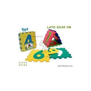 Teorema Set 72273 - tapijt puzzel cijfers, 5 stuks