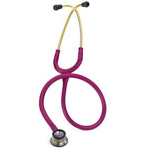 3M Littmann Classic II Infant Stethoscoop 2157, borststuk in regenboogafwerking, framboosroze slang, stuk