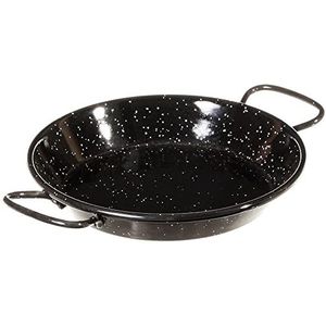 La Paella Paella-pan, geëmailleerd staal, 15 cm, zwart