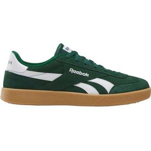 Reebok Unisex Smash Edge Sneaker, donkergroen/wit/kauwgom, 3.5 UK, Donkergroen Witte Gom, 35 EU