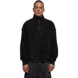 Urban Classics Basic Polar Fleece Troyer Sweatshirts zwart S 100% polyester Basics