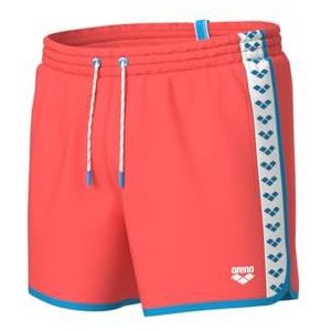 Arena Heren Team Stripe Beach Short, Calypso Koraal-turkoois-wit, XL