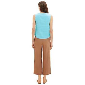TOM TAILOR Dames 1036702 blouse, 26007-Teal Radiance, 42, 26007 - Teal Radiance, 42