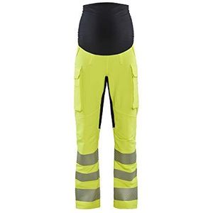 Blaklader 710016423399XL 4-weg stretch Hi-Vis zwangerschapsbroek, High Vis geel/zwart, maat XL