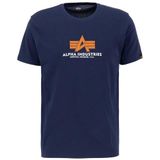 ALPHA INDUSTRIES - Basic T - T-shirt - Zwart - 100% Katoen
