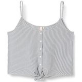 ONLY Onllecey Sl Knot Singlet Noos WVN, wit, 3XL