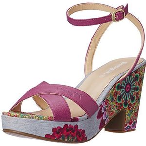 Desigual FIGUERAS Plateaupumps voor dames, rood 3001, 40 EU