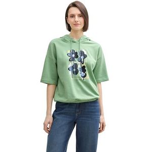 TOM TAILOR trainingsshirt voor dames, 37116 - True Green, XL