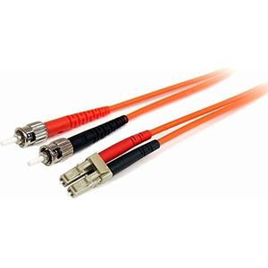 1m multimode 62,5/125 duplex LWL-patchkabel LC, ST, glasvezel netwerkkabel