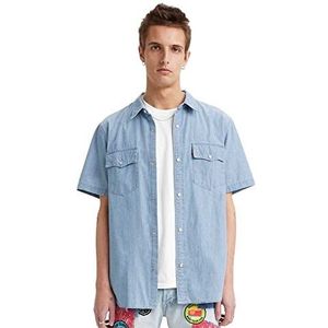 Levi's Ss Relaxed Fit Western Shirt Mannen, New Hyde Chambray, L