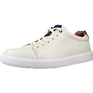 Clarks Cambro Low Sneakers voor heren, wit, 44 EU