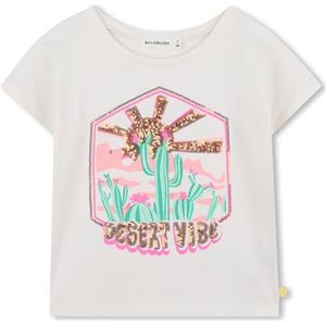 Billieblush U21422 T-shirt voor meisjes, Wit, 2 Jaren