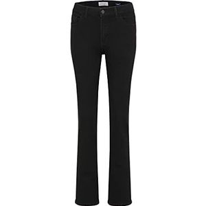 Pioneer Authentic Jeans Kate Jeans voor dames, rechte pasvorm, Zwart/Zwarte Rinse (11), 36W x 32L