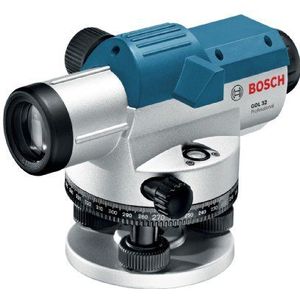 BOSCH GOL 32 32X automatisch optisch nivelleertoestel, inclusief schietlood, gereedschapskit en draagtas