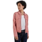 Street One Korte bouclé-jas voor dames, rood (mandarijnrood), 38