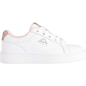 Kappa Amelia JR Lace, herenschoenen, wit/roze, maat 39, Wit Roze