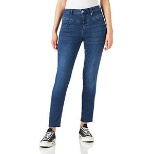 comma vrijetijdsbroek voor dames, 58z8 diepblauw, 36 NL/Lange
