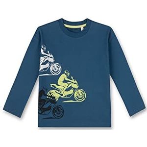 Sanetta Jongens 126302 Shirt, zeeblauw, 116