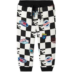 Nmmdrewy Hotwheels Nreg SWE Pant Bru Sky, zwart, 104 cm