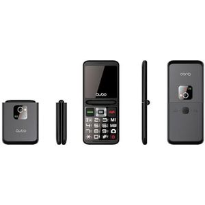 Qubo - X-10bk Mobiele Telefoon - Zwart - 32Mb Intern Geheugen - Dual Sim