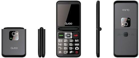 Qubo - X-10bk Mobiele Telefoon - Zwart - 32Mb Intern Geheugen - Dual Sim