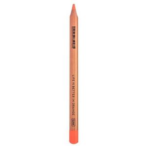 Legami - Fluorescerend potlood, 1,2 x 18 cm, jumbo-pastel, kleur oranje, voor schrijven, kleuren en onderstrepen, nauwkeurige strepen, Life is Better in Orange