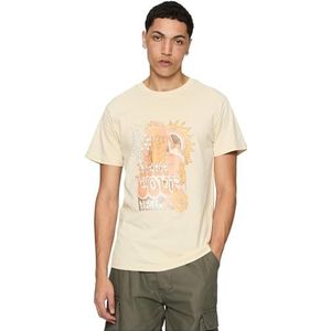 MERCHCODE Uniseks T-shirt, zand, S