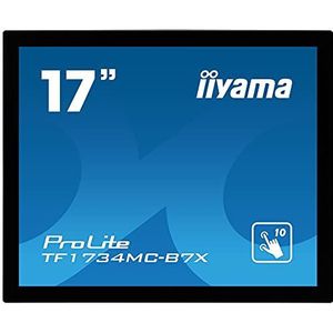 iiyama ProLite TF1734MC-B7X computer monitor 43,2 cm (17"") 1280 x 1024 Pixels SXGA LED Touchscreen Zwart