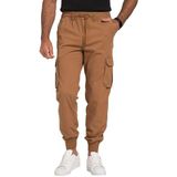 JP 1880 - Flexnamic - Cargobroek - Caramel - Grote Maten - Modern Fit