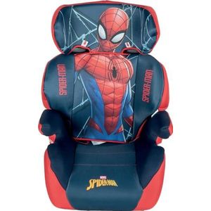 Billy Kinderautostoel Spiderman groep 2-3 (15 tot 36 kg) met Superhelden Man spin rood en blauw