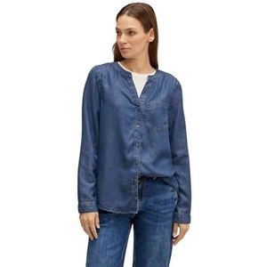 Street One Denim blouse, indigo, Mid Blue Soft Wash, 36
