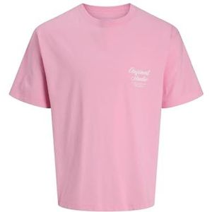 JACK & JONES Jornorrebro Typo Tee Ss Crew Neck Noos, prism roze, XS